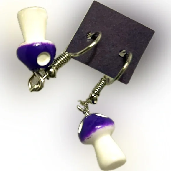 - Rare gorgeous handmade jewelry earrings similar to modern streetwear - - Picture 4 of 4